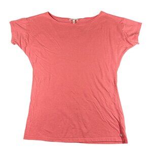 Victorias Secret Shirt Womens Large Pink Short Sleeve Casual Lightweight Tee Top